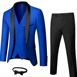 Men's 3 Piece Slim Fit Tuxedo Set
